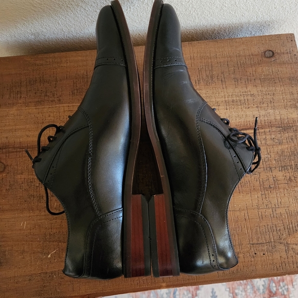 Florsheim Mens Black Sorrento Cap Toe Oxford Dress Shoes Size 8.5 main image 11